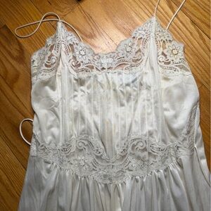 Vintage white lace dress